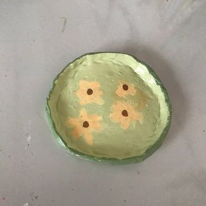 Handmade clay tray